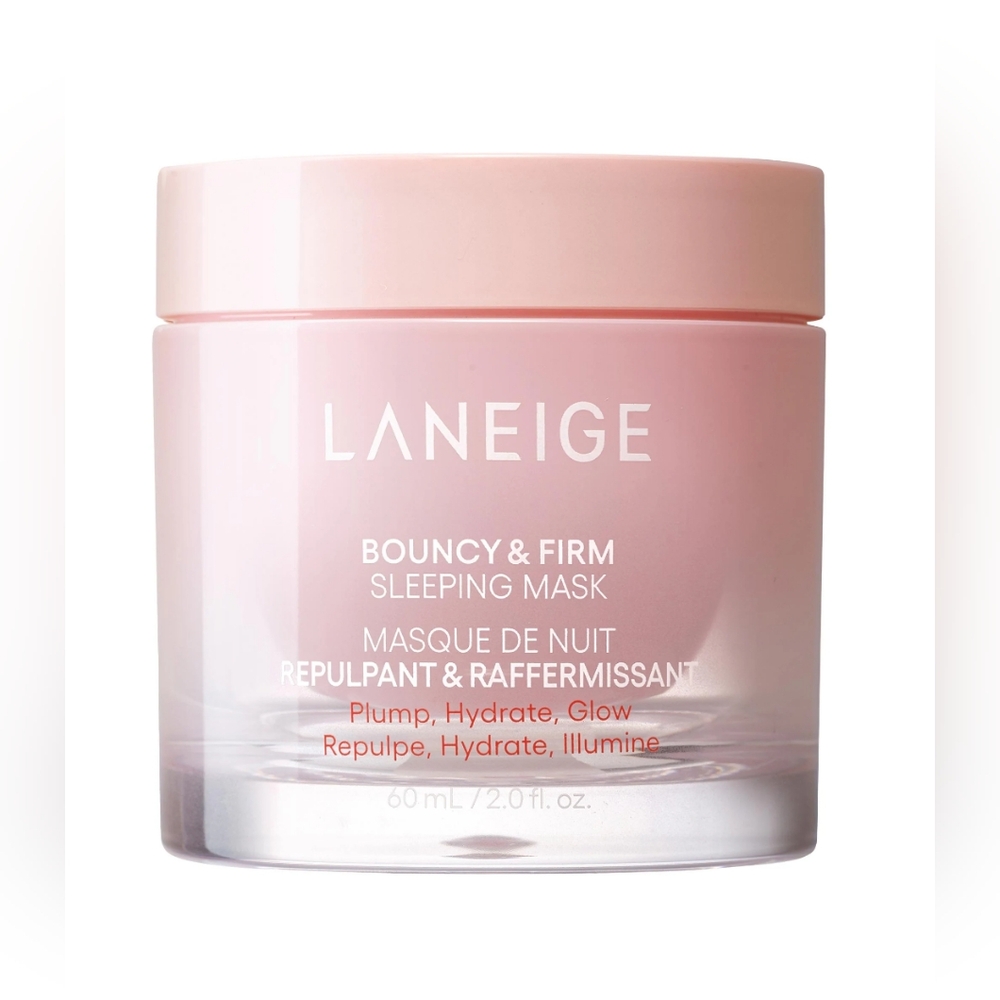 New! Laneige- Bouncy + Firm Radiance Boosting Sleeping Mask 🌷